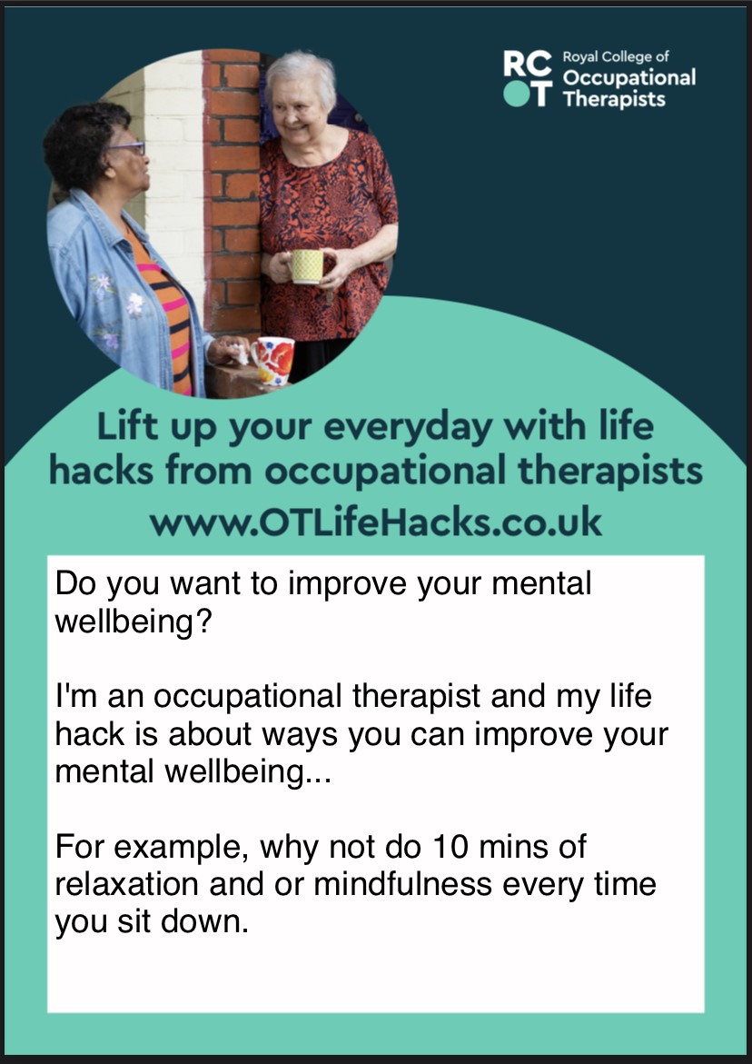 We all need to take care of our mental health...