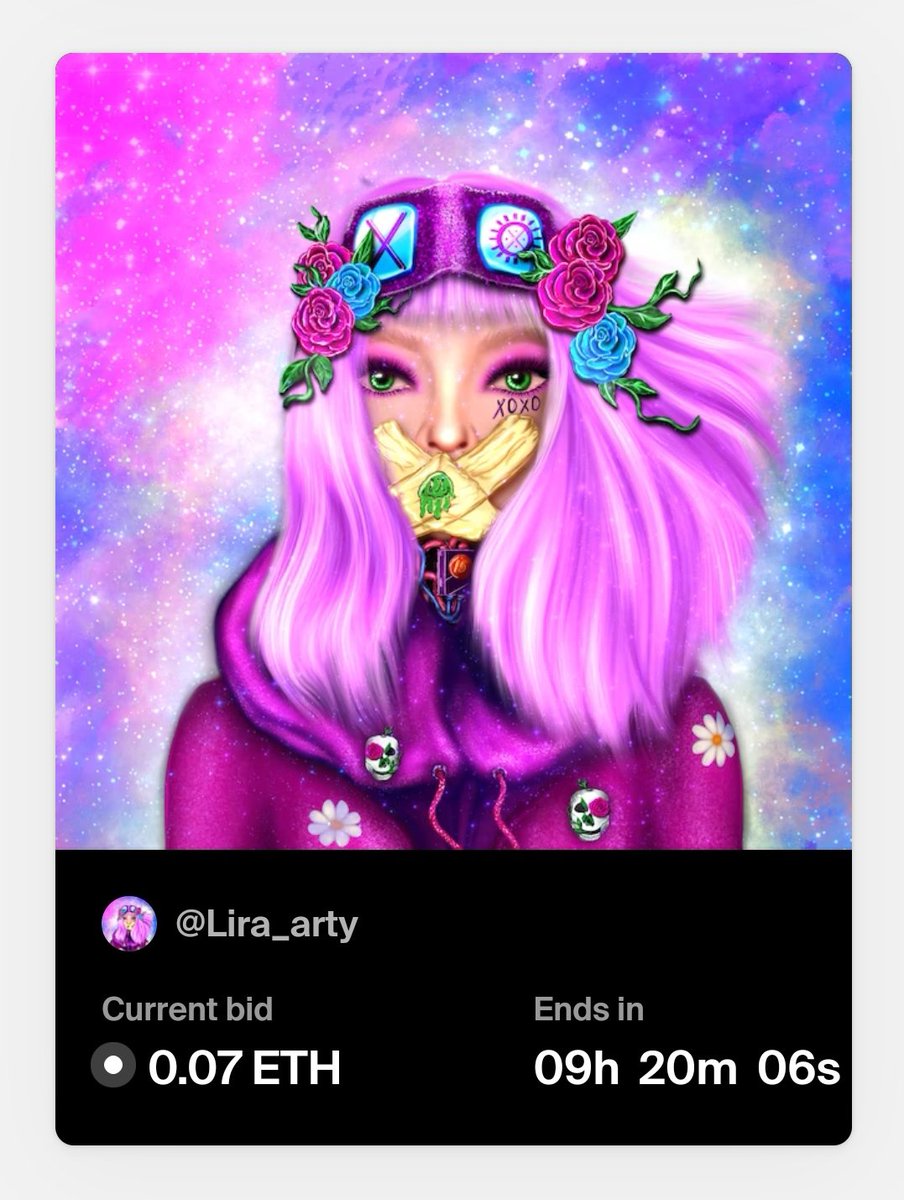 Auction alive for another 9 hours 🥰

foundation.app/@Lira_arty/lif…

#KatoKrew #KatoOGgo #ArtTag #seriously #Lira_NFT