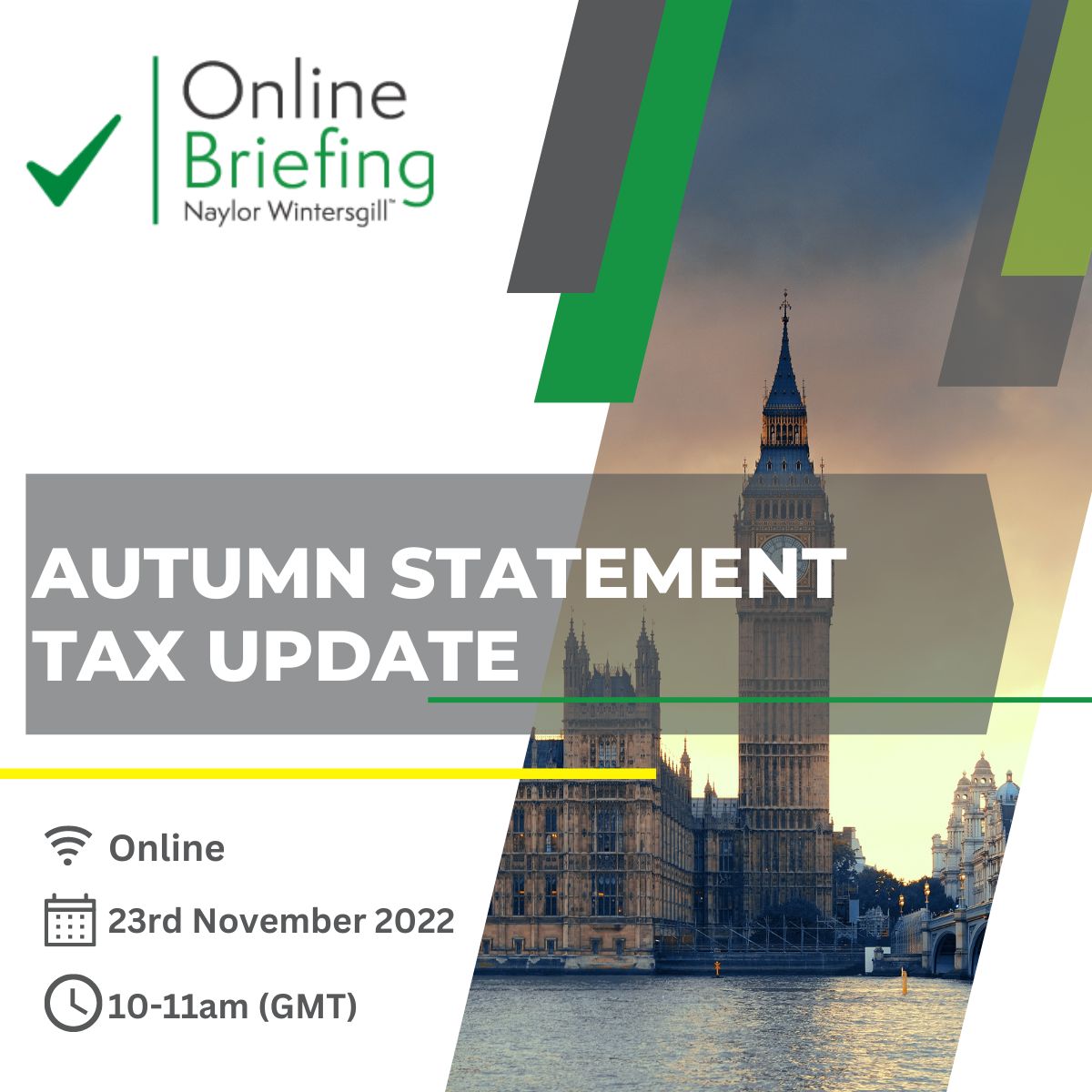The Chancellor's #AutumnStatement is just around the corner. Join our #tax expert to find out how you and your #business finances may be impacted by the changes ahead.

Sign up for free: lnkd.in/eHUM9YsZ

#webinar #smesupport #accountants #Bradford #taxplanning #SME