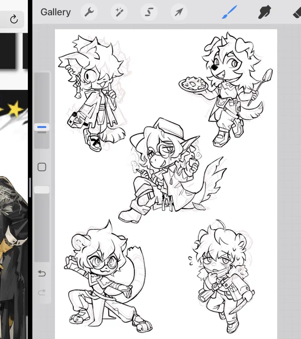 failed to finish these but at least the lines are cute enough 