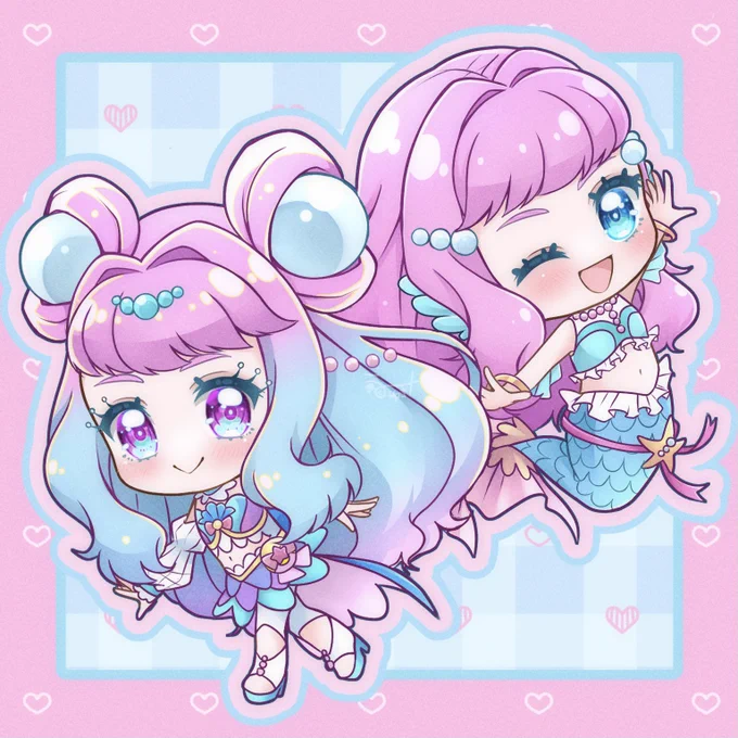 ぷにぷにキュアラメール&amp;ローラ#precure 