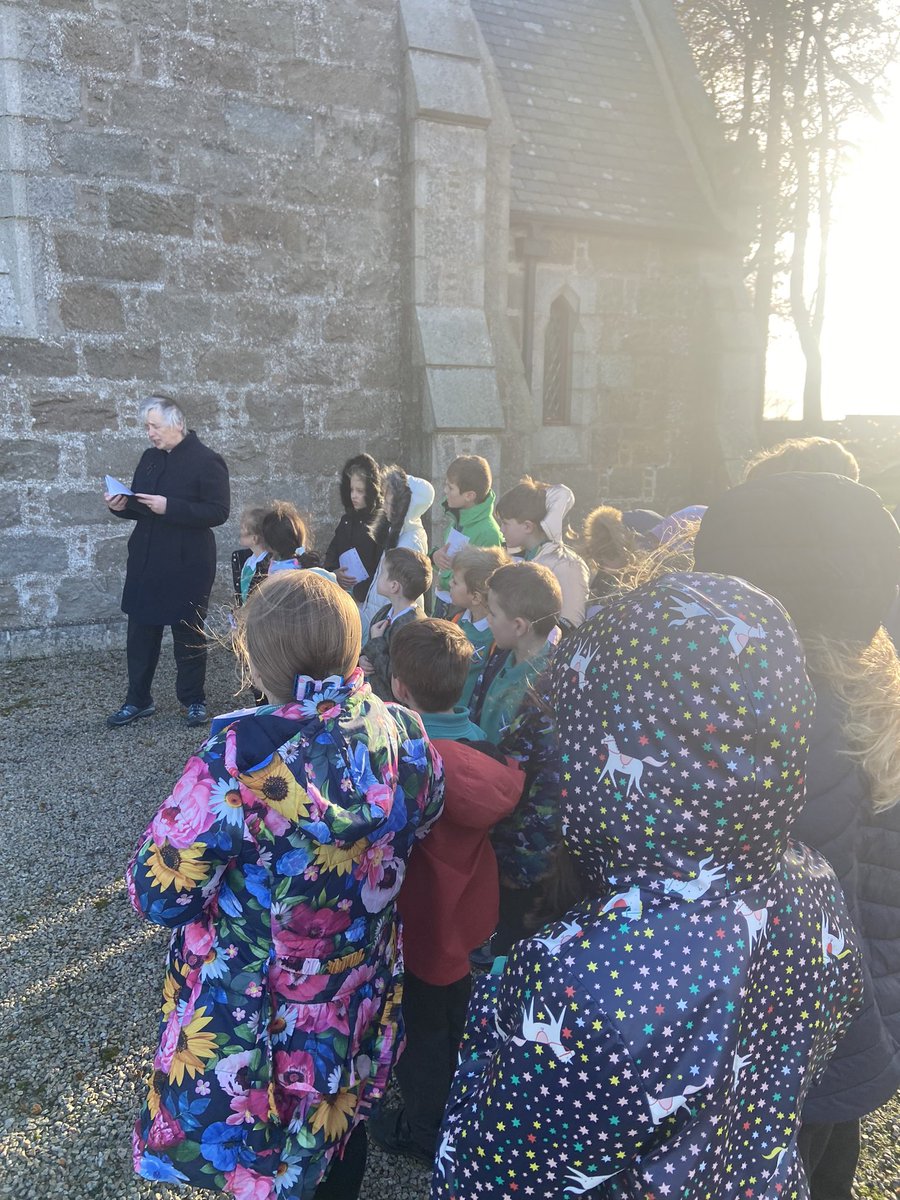 BartholChapSch's tweet photo. Our Act of Remembrance. We visited the War Memorial at Barthol Chapel Church to remember the service and sacrifice of all those that have defended our freedoms. The children produced poetry to read at the service. #LestWeForget https://t.co/NEouvA3a7k