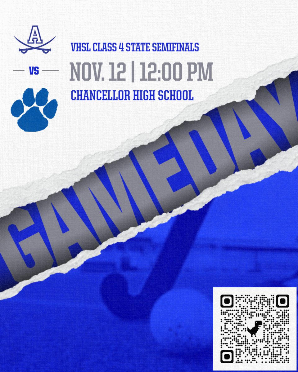Atlee-Director of Student Activities (@atleeathletics) on Twitter photo <a href="/Atlee_FH/">Atlee Field Hockey</a> heads to <a href="/ChanAthletics/">Chancellor Athletics</a> to take on <a href="/COHS_Activities/">Courtland High VA</a> in the <a href="/VHSL_/">VHSL Athletics</a> State Semis on Saturday at Noon!! $10 Tix available via <a href="/GoFanHS/">GoFan</a> #GoodVibesOnly #WeAreAtlee <a href="/ATLRaiderNation/">Atlee High School</a> <a href="/HanoverSchools/">Hanover County Public Schools</a> <a href="/AtleeBoosters/">Atlee Boosters</a> <a href="/ATLRageCage/">Atlee Rage Cage</a> <a href="/Atlee_FH/">Atlee Field Hockey</a> heads to <a href="/ChanAthletics/">Chancellor Athletics</a> to take on <a href="/COHS_Activities/">Courtland High VA</a> in the <a href="/VHSL_/">VHSL Athletics</a> State Semis on Saturday at Noon!! $10 Tix available via <a href="/GoFanHS/">GoFan</a> #GoodVibesOnly #WeAreAtlee <a href="/ATLRaiderNation/">Atlee High School</a> <a href="/HanoverSchools/">Hanover County Public Schools</a> <a href="/AtleeBoosters/">Atlee Boosters</a> <a href="/ATLRageCage/">Atlee Rage Cage</a>