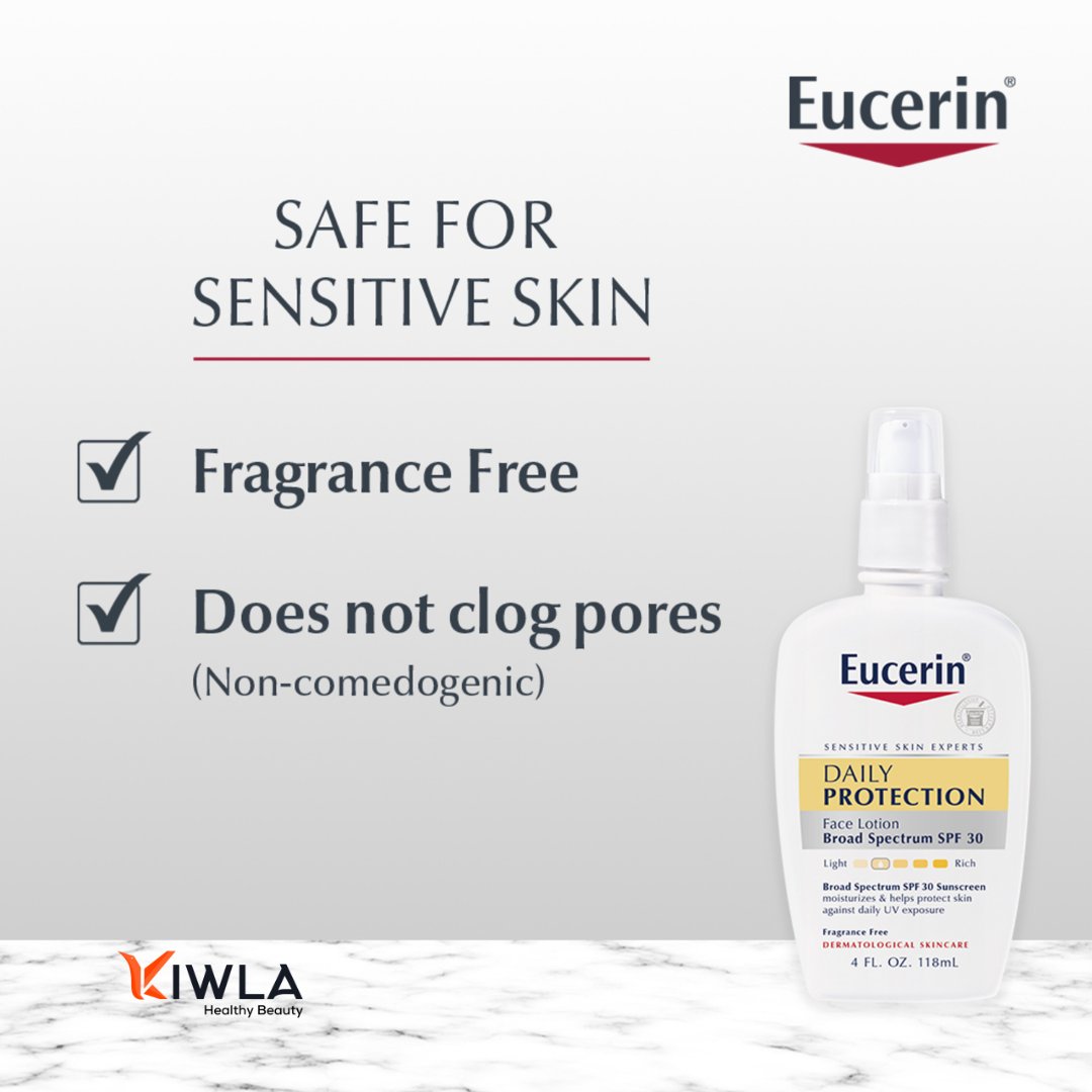 thekiwla's tweet photo. Eucerin Daily Protection Face Lotion SPF 30 4 oz 
.
.
.
#skincare #eucerin #facelotion #moisturizing #skindamage #UVrays #skincancer #sunscreen #lotion #welovekiwla #healthybeauty #thekiwla @thekiwla   
https://t.co/8sNsuRLiRR https://t.co/Me3KK61HpT