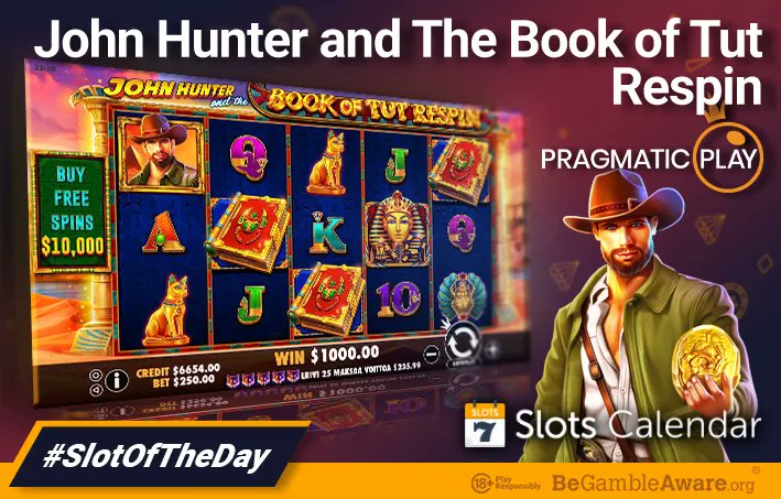 If you had fun when you met the Scarab Queen and Mayan Gods, now you get to open the sacred book of Tutankhamon in John Hunter and the Book of Tut Respin by Pragmatic Play. Claim 150 Free Spins Sign Up Bonus from 777 Casino and play without deposit!