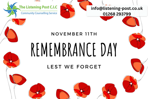#mentalhealth #counselling #essexcounselling #basildonmentalhealth #basildoncounselling #essexmentalhealth #time2talk #endstigma #remembranceday