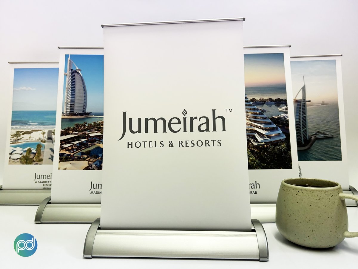 ThePDGroupUK's tweet photo. Pull ups are a great tool to market your brand, and these mini one's really pack a punch! Small but mighty in A4 size, they are ideal for counter tops and exhibitions.

#marketingtips #branding #promotionalproducts #advertisingagency #graphicdesign #pointofsale #hospitalitydesign https://t.co/zZTrPkcGBm