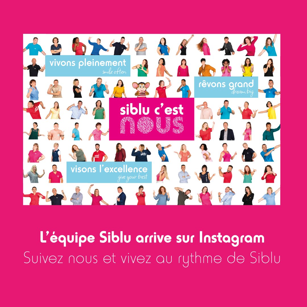 📢 L'équipe Siblu arrive sur Instagram !

Suivez @SibluCNous et découvrez le quotidien des collaborateurs Siblu : offres d'emploi, formations, évènements et plein d'autres surprises !

#SibluCNous #CommunicationInterne #MarqueEmployeur