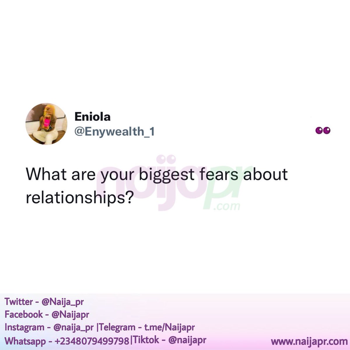 Naija tweet media