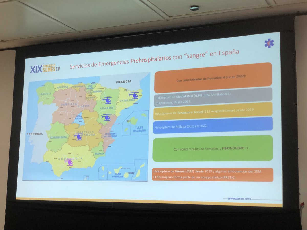 agilrodrigo's tweet photo. Proyecto TREX, transfusión sanguínea en emergencias prehospitalaria De la mano del dr.Gallego @Pako_Gallego, del 061 de Málaga. ⁦@saludand⁩ @SEMES_CV @SEMES_ #semescv22 https://t.co/tT56cU1xol