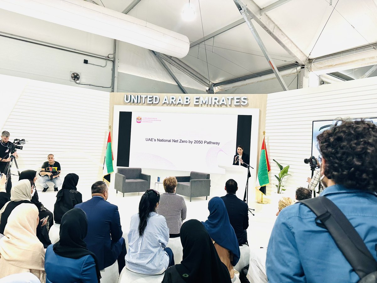 action4environ's tweet photo. @AbdilatifHaye the Director of @action4environ participated the launching UAE’s National Net Zero by 2050 Pathway. UAE targets 18% of GHG emission reduction by 2030, 60% by 2040, and net zero by 2050. 
#DecarbonizationDay 
#UAENetZero2050
#COP27 
#TogetherForImplementation https://t.co/4nbcCt7Iyx