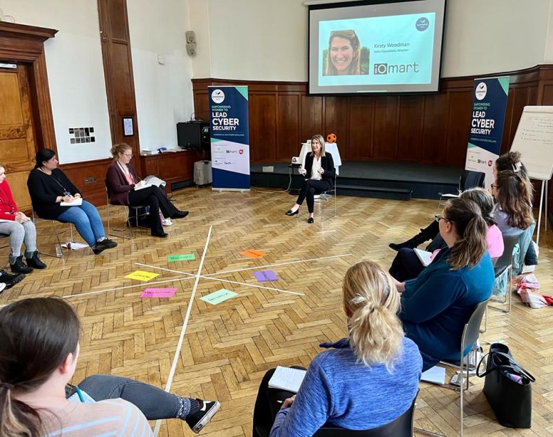 iomart's tweet photo. Our Sales Operations Director Kirsty took some time this week to talk to the Autumn cohort of the "Empowering Women to Lead #CyberSecurity" series. Good luck to everyone with their upcoming presentations. We know you'll wow them 😁

#WomenInSTEM #leadership
@scotlandis https://t.co/NIYYW6LjFa