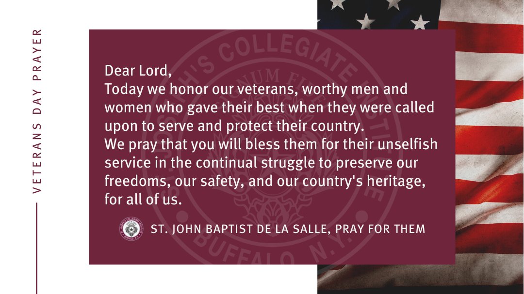 SJCI's tweet photo. Today we remember and honor those who serve, including the men of SJCI who served our country. THANK YOU, VETERANS, for your service, protection and support.

Three members of our current faculty are veterans. Thx you for your service Mr. Hensel, Mr. Shilen, &amp; Mr. Lipps. https://t.co/taTcM3pQl0