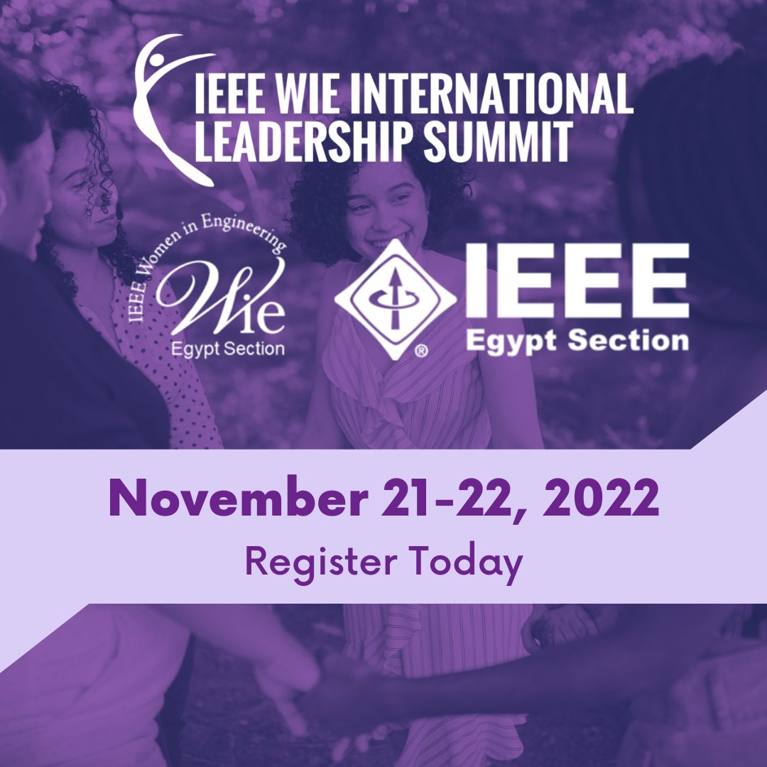 Join us at the German University in Cairo (GUC) on the 21st and 22nd of November to attend the IEEE WIE International Leadership Summit, held for the first time in Cairo, Egypt.

Register at: attend.ieee.org/wieils-egypt-2…

#wielead #wieils #womeninengineering #congress