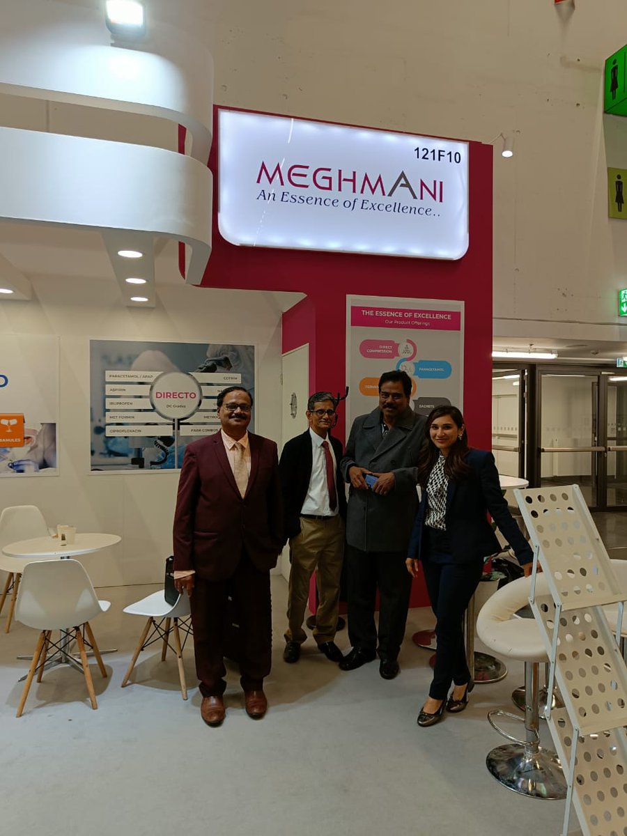 Meghmani_IN's tweet photo. We are extremely delighted with the wonderful response received during the CPhI worldwide 2022, Frankfurt with positivity and promising future, we have launched multipurpose paracetamol DC grade &amp; finished formulation products during the event. https://t.co/nNtD0CxUjy