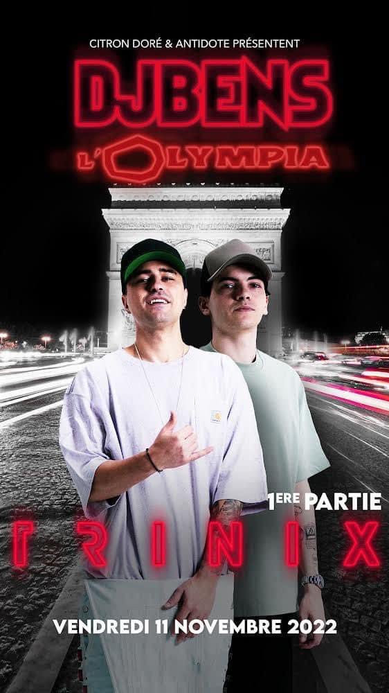 Ce soir <a href="/TrinixMusic/">TRINIX 🎶</a> sur la scène de <a href="/Lolympia/">L'Olympia</a> Paris, en première partie de <a href="/deejaybens/">Dj Bens</a> 🔱 
dernières places : olympiahall.com/evenements/dj-…

#djbens #trinix #olympia #paris #ontour #djset