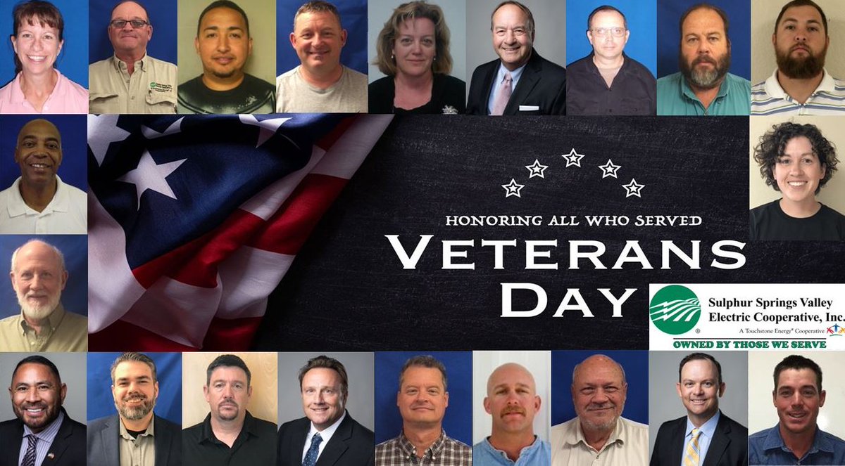 YourSSVEC's tweet photo. Thank you to all who served! @SSVECAZ is proud to be powered by Veterans. #VeteransDay #ssvec #ownedbythoseweserve https://t.co/4zS08O8lcF