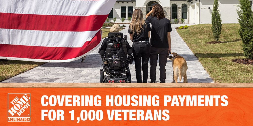 This #VeteransDay, we are honoring our heroes by surprising more than 1,000 veterans across the country with rental and mortgage payment assistance for the month of December – and much more 👇: thd.co/VeteransDay2022