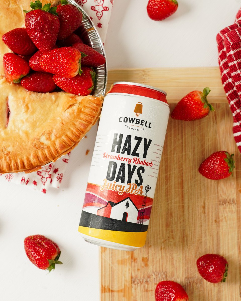 Enjoy this seasonal twist on our juicy IPA you know and love. Strawberry Rhubarb Hazy Days is exclusively available in our 2022 Winter Mix Pack and only while supplies last! Get yours today before its gone 🍻

#lcbo #cowbellbrewing #juicyIPA #ontariocraftbeer #holidaybeer