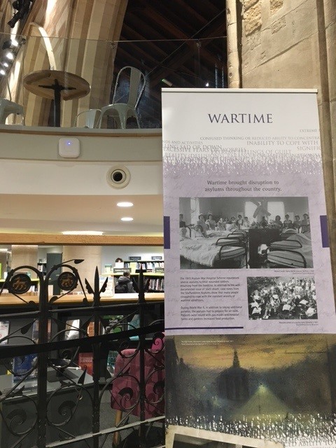 StaffsMDO's tweet image. The @ArchandHeritage asylums exhibition is now at #LichfieldLibrary - well worth popping in to have a look, the exhibition is great too! @StaffsLibraries