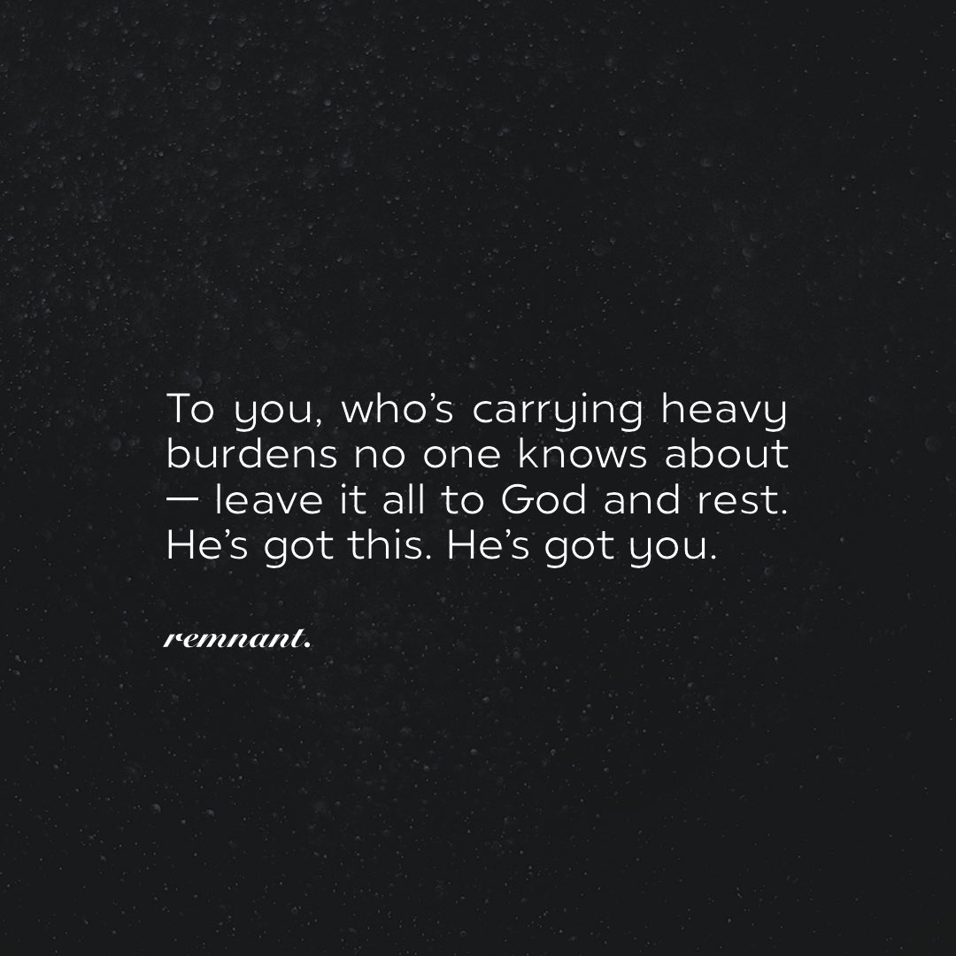 remnantph's tweet photo. God is saying, “Let me do my part. You rest.”⁣ https://t.co/D2vDvpbU33