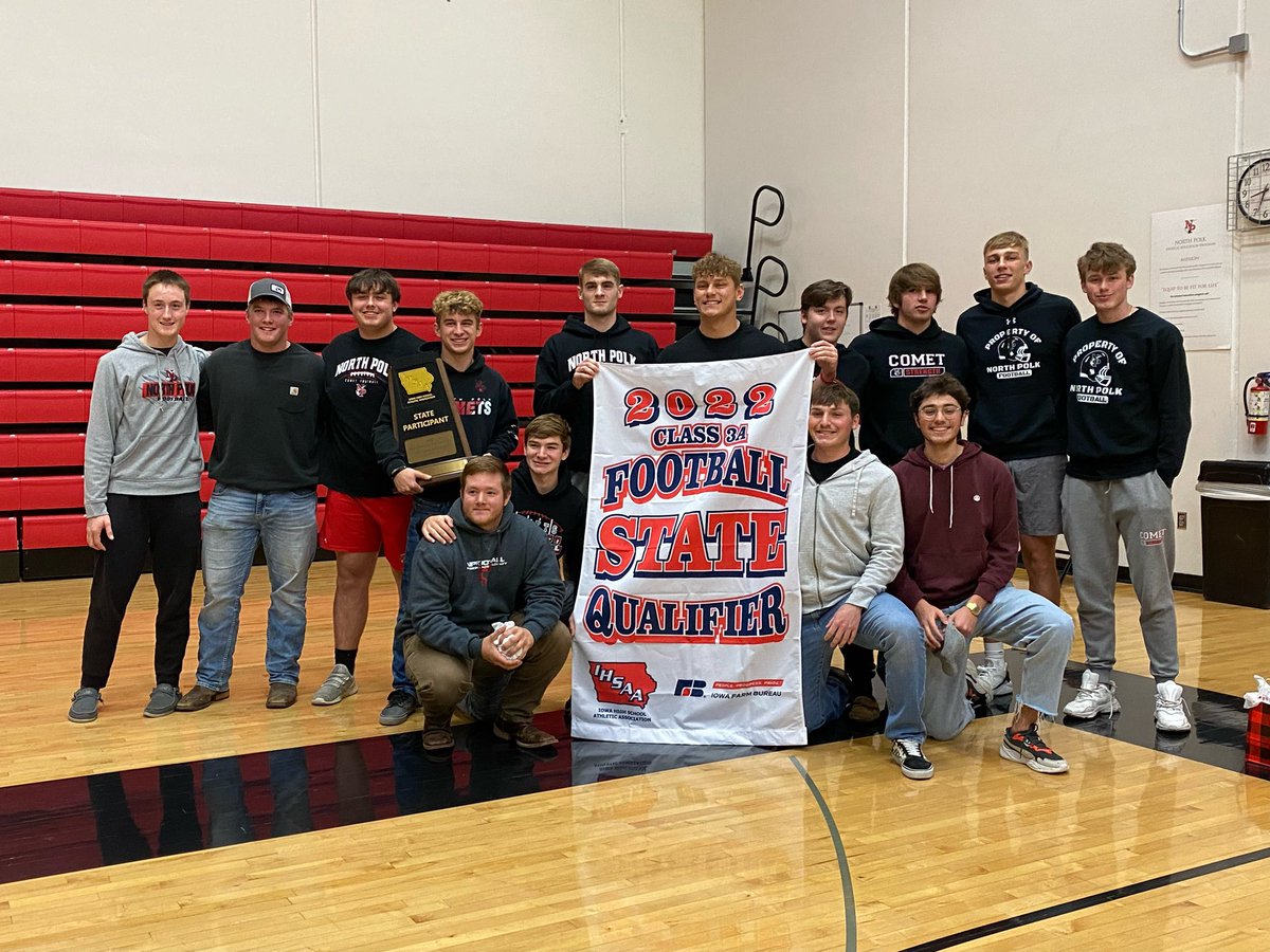Always a tough time, but celebration is in order! The 2023 <a href="/NorthpolkFB/">North Polk Football</a> season was a special one! 3A District 2 Co Champs, 3A State Quarterfinalist and an 8-3 record! More importantly, a special time with 101 great young men. 14 seniors who lead this team, a coaching staff