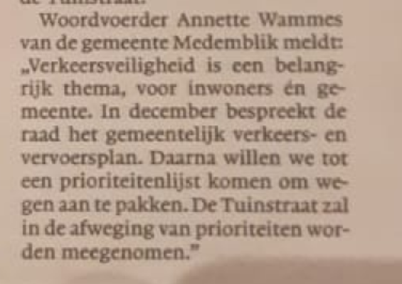 DutchBootFitter's tweet image. Nee Annette Wammes van @GemMedemblik niet prioriteiten afwegen maar de motie uitvoeren en de komborden terugplaatsen! 
#Hauwert