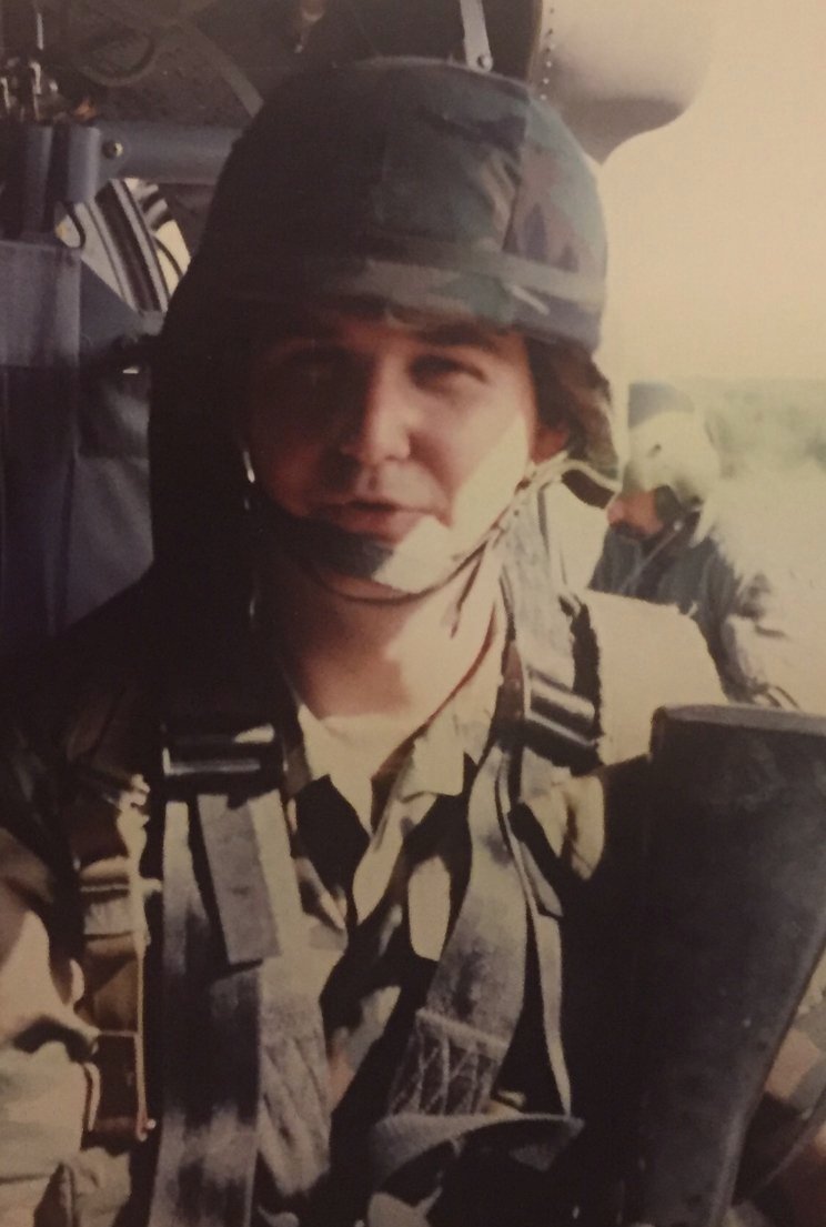 PatrickW's tweet photo. Happy Veteran's Day to all who served and the families who supported them. Here's me back in the day. https://t.co/5s82CwHljI