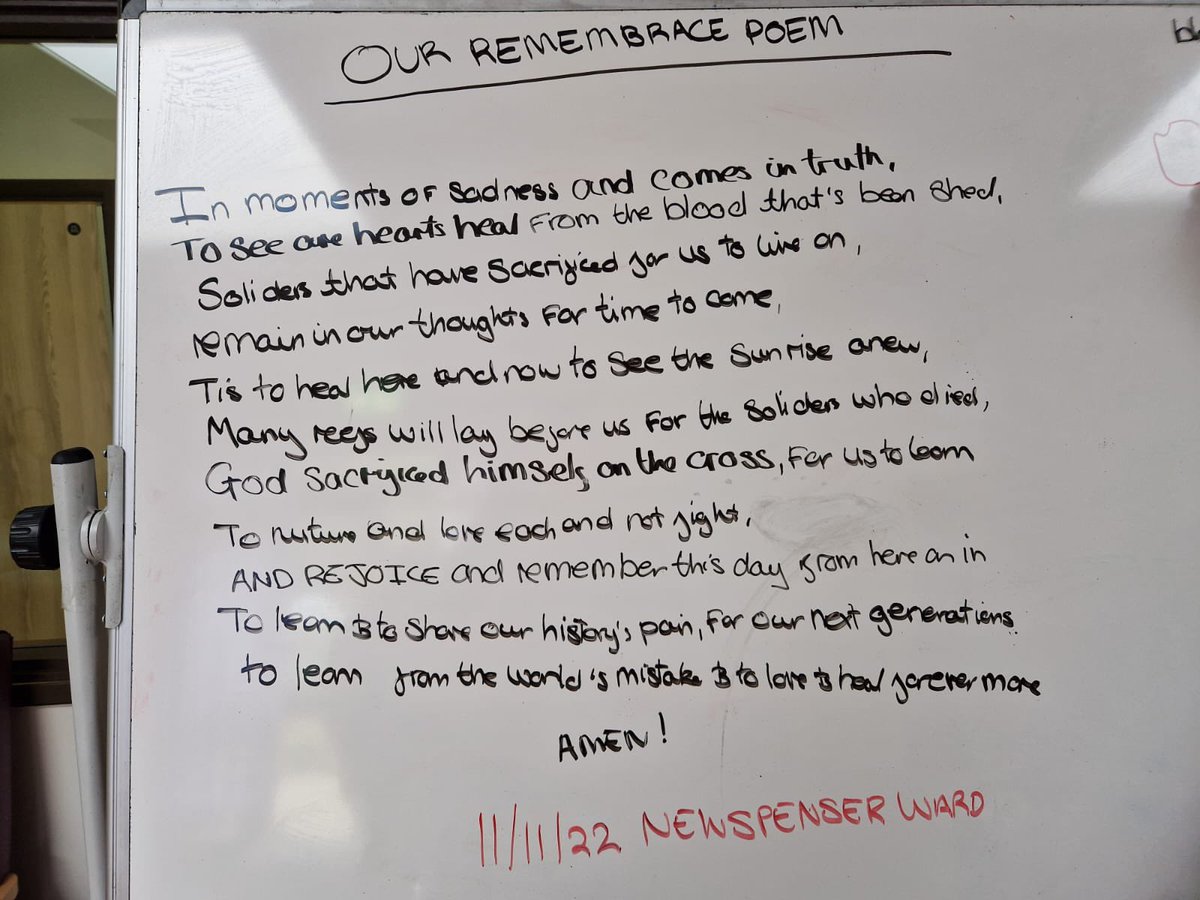 New Spenser Ward (@spenserward2) on Twitter photo A poem the ladies on New Spenser Ward wrote today on #RemembranceDay ❤️<a href="/NHSEngland/">NHS England</a> <a href="/jo_lynch11/">Jo Lynch</a> <a href="/Christi80817098/">Christina Long</a> <a href="/NHSDigital/">NHS England Transformation</a> <a href="/Lorna_Payne/">Lorna Payne</a> A poem the ladies on New Spenser Ward wrote today on #RemembranceDay ❤️<a href="/NHSEngland/">NHS England</a> <a href="/jo_lynch11/">Jo Lynch</a> <a href="/Christi80817098/">Christina Long</a> <a href="/NHSDigital/">NHS England Transformation</a> <a href="/Lorna_Payne/">Lorna Payne</a>