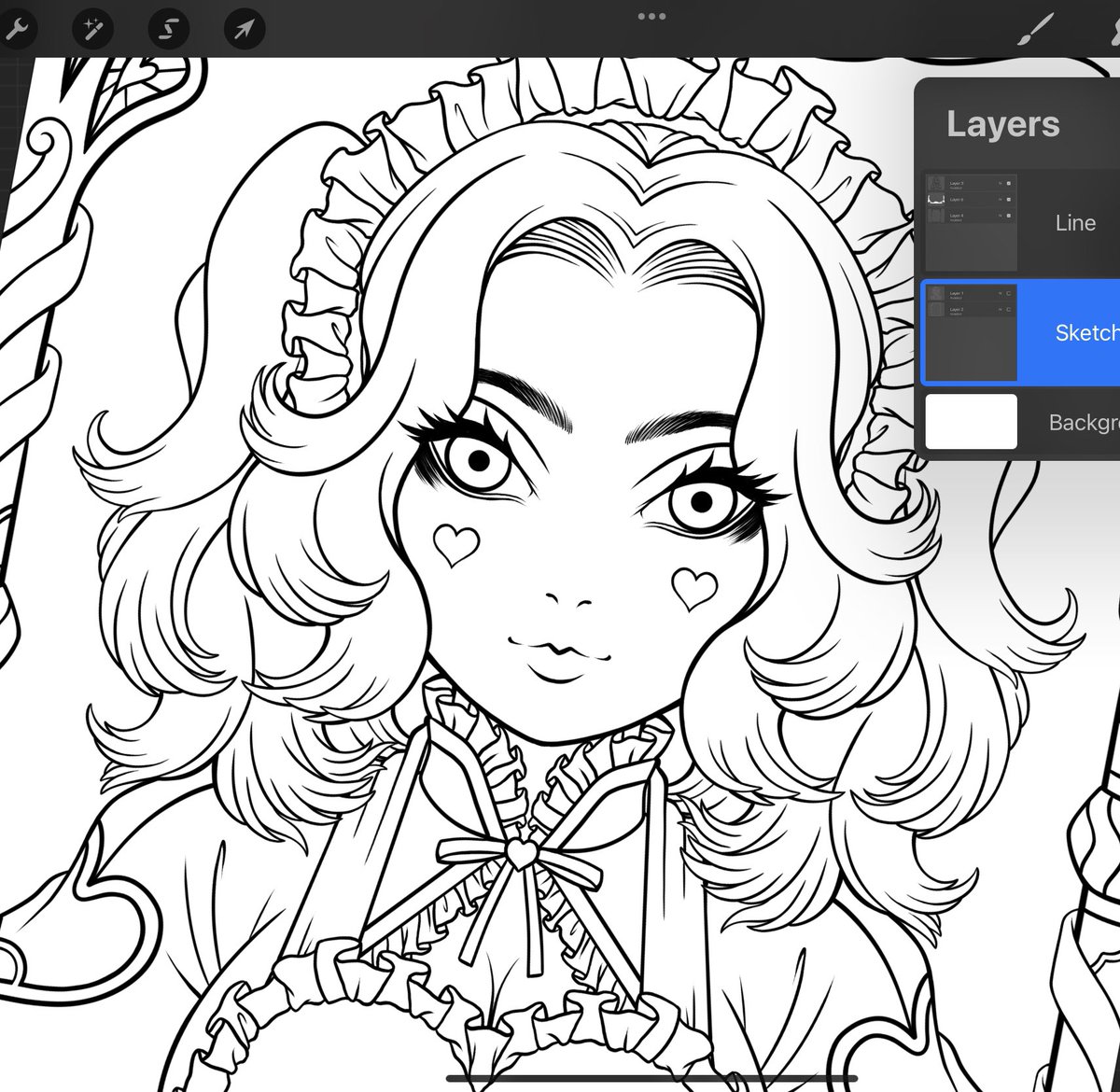 Drawing cute stuff (sometimes) is really therapeutic! 🦦💖 (just taking a little break from painting Dakini)

#NocheNiche #wip