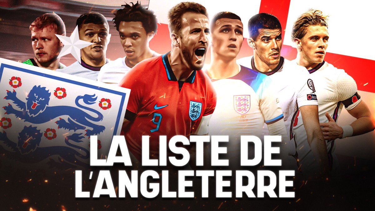 🚨NOUVELLE VIDÉO YOUTUBE🚨

🎥 LA LISTE DE L’ANGLETERRE : AVEC DES SURPRISES ! 

Retour sur les choix de Gareth Southgate avec @mikael_marciano et toute son équipe 🔽🔽🔽

👉 youtu.be/pfGTuAd8Vpg

🎙 <a href="/YasserSalfiti/">Yasser Salfiti</a> <a href="/massi_p2f/">Massi - P2F ⚽📝</a> <a href="/HugoJuste/">Hugo Juste</a> 

Que retenez-vous de cette liste ? 🏴󠁧󠁢󠁥󠁮󠁧󠁿🤔