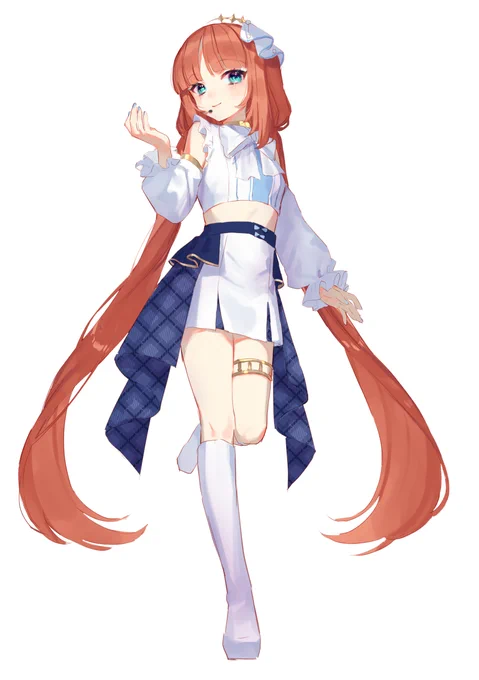 ちゃんと衣装考えて全身描いたのでみてほしい… 