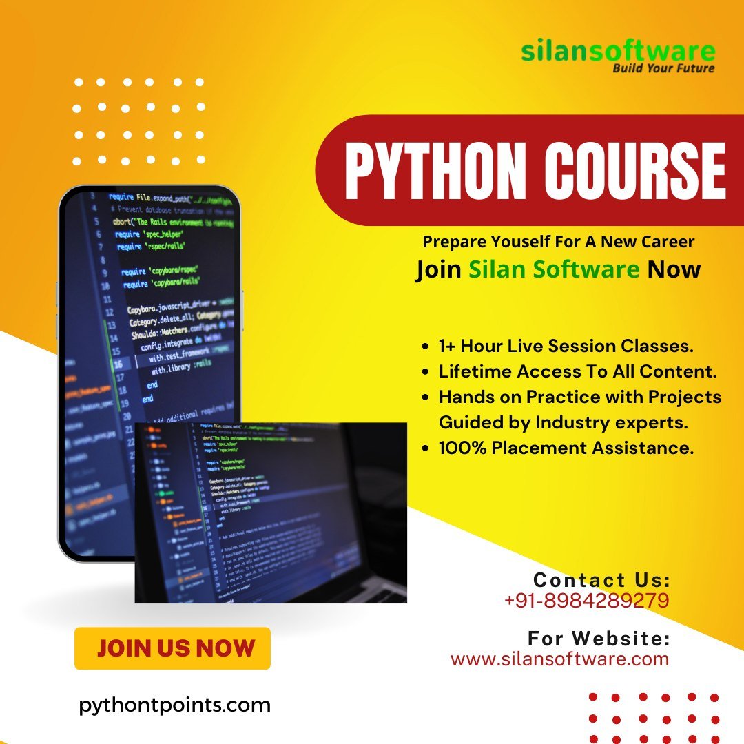 SilanSoftware's tweet photo. Python Certification course now in Bhubaneswar. Join With us now to boost your career and get your dream job.
#PYTHON #python #pythoncourse #free #offercourse #pythoncode #pythonfullstack #pythonlearning #technology #coursesonline #offlinecourses #pythontraining #trainingcourses https://t.co/s1t2voeci5