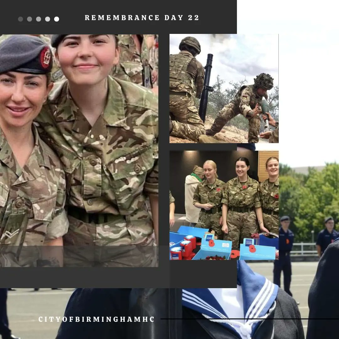 CityOfBhamHC's tweet photo. Lest we forget 
We are proud of our armed forces and we're especially proud of the link we have with the Army, Navy and Airforce through the ladies that serve and play hockey for us.

We love &amp; thank you for your service girls 💙 https://t.co/Ko7z2qsla1