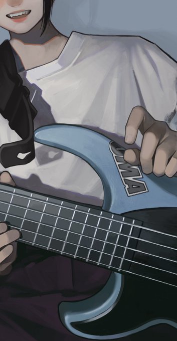 「黒髪 ギター」のTwitter画像/イラスト(人気順)