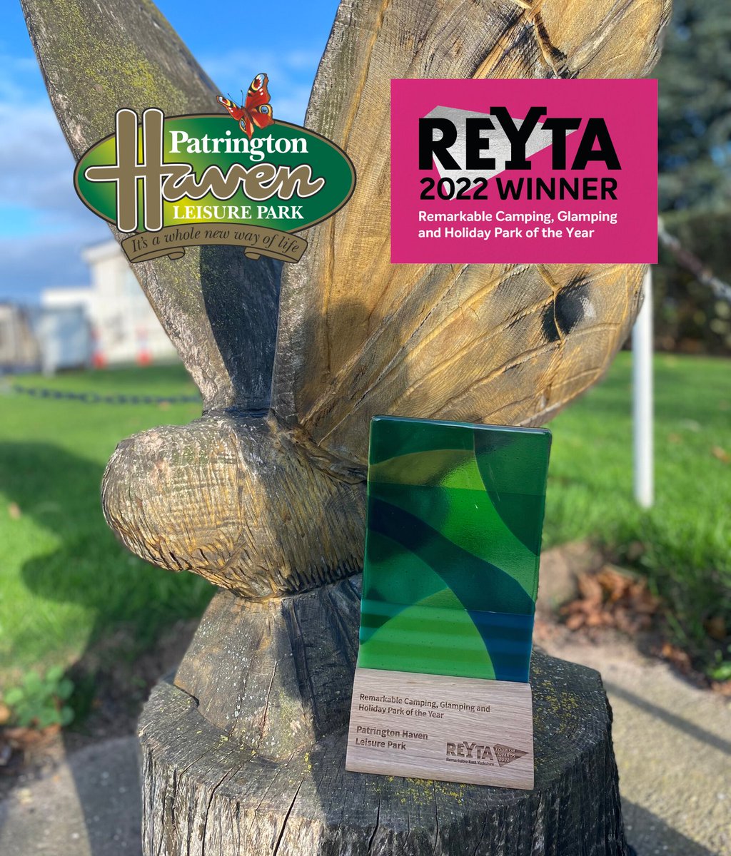 It comes with great pleasure to announce that Patrington Haven Leisure Park has WON the REYTA’s Remarkable Camping, Glamping and Holiday Park of the Year Award 2022! 🎉🏆

The Patrington Haven Leisure Park family couldn’t be prouder to take home this award!🦋

<a href="/VHEY_UK/">Visit Hull & East Yorkshire</a> #Reyta2022
