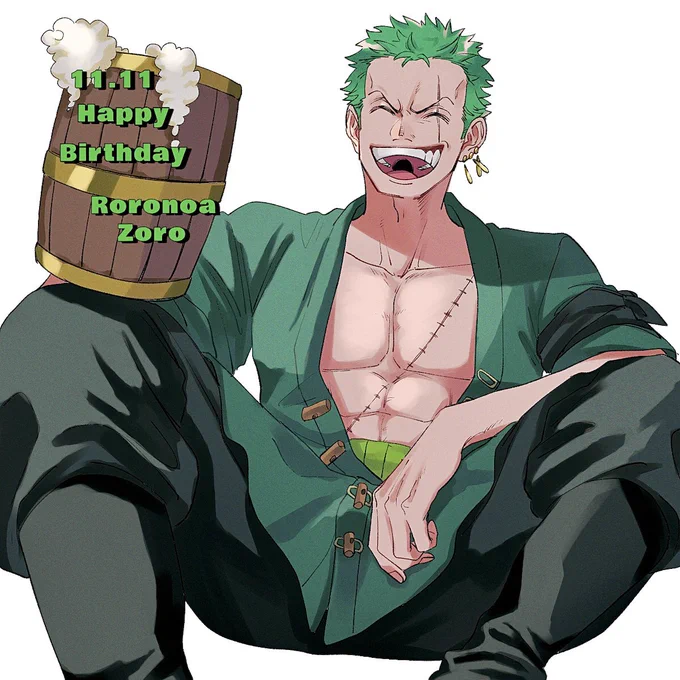 ゾロおめでとうー #ゾロ誕生祭2022#ONEPIECE 