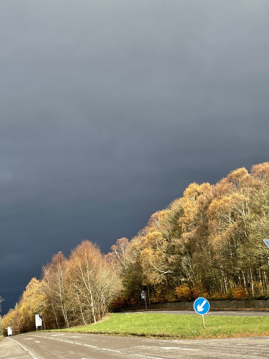 Jings! There may be trouble ahead….#incoming #bike #milesfromhome #drookit