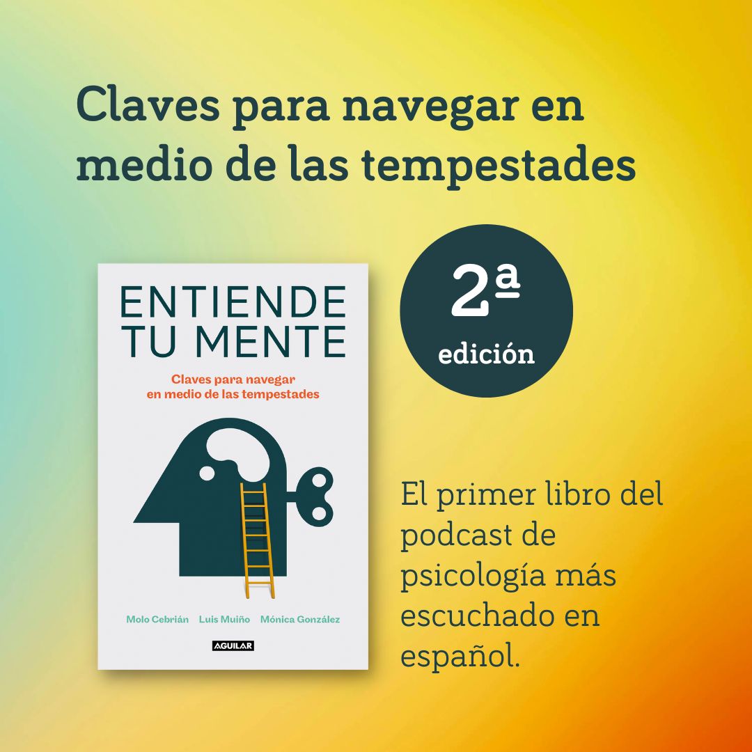 ¡Celebramos la 2ª edición del libro #EntiendeTuMente! 🥳 

<a href="/molo_cebrian/">molo cebrián</a>, <a href="/Luis_Muino/">Luis Muiño</a> y <a href="/Monica_MMV25/">Monica Gonzalez</a> son los autores de esta fantástica guía para navegar entre tempestades.

Aquí lo podéis conseguir 👉bit.ly/3QfD0KT
<a href="/EntiendeTuMente/">Entiende Tu Mente</a>