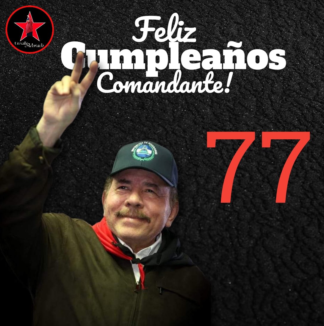 Daniel: toda una vida luchando por la liberación de #Nicaragua y la vida justa y digna del pueblo,que logró concretizarse con el Triunfo de la,Revolución en 1979. Revolución que encabeza con su liderazgo reducuendo pobreza y construyendo desarrollo humano y soberano. Viva Daniel!