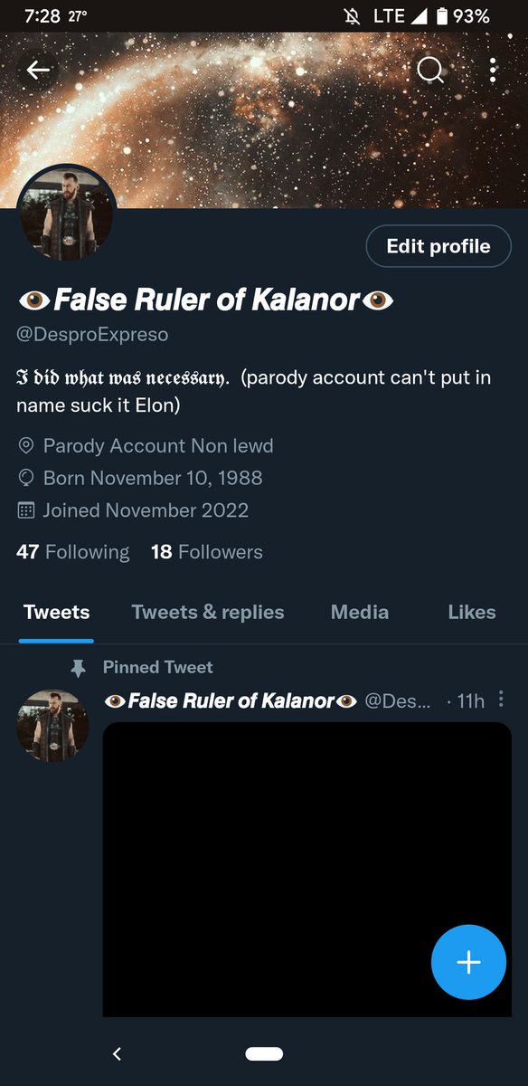 //you have to have parody in your name

Fuck no, I put this xD