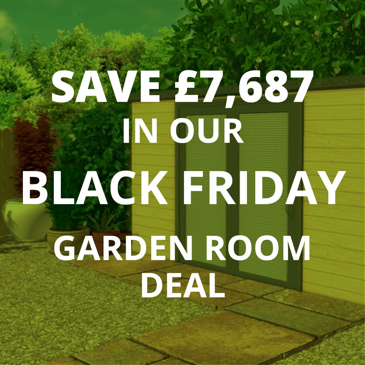 Beat the cost-of-living crisis this #BLACKFRIDAY with our affordable #gardenroom deal - saving you over £7,600!

Take a look at our website for all the details: buff.ly/3fRpCjD

#blackfridaysale #gardenoffice