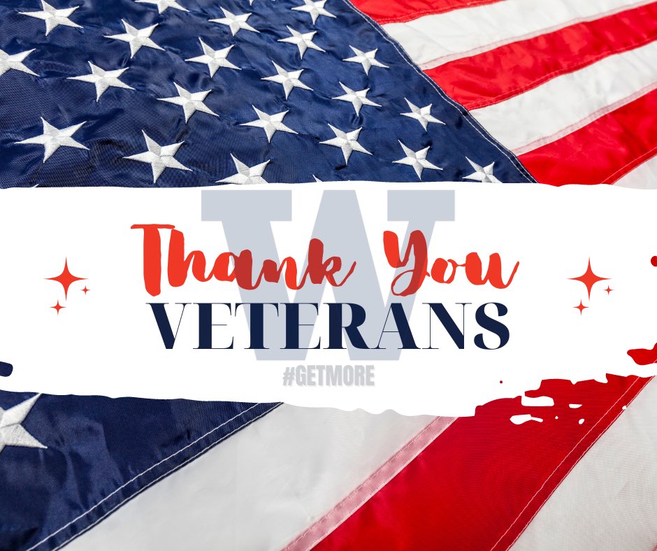 Happy Veterans Day! Thank you to those that have served and continue to serve 🇺🇸

#GetMore