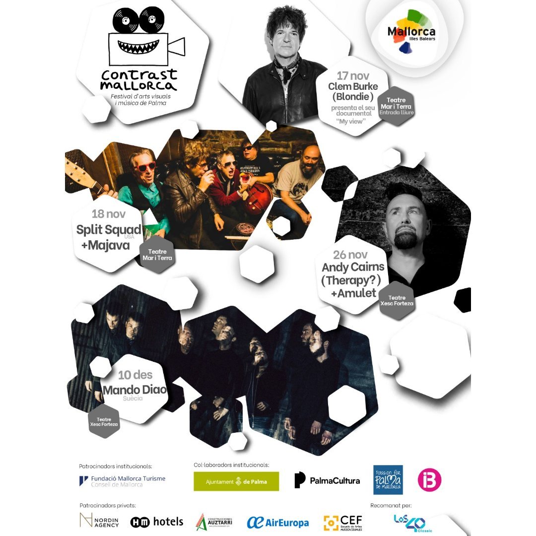 📍 Festival de música i arts visuals de #PALMA @Ciclecontrast 

📆 17, 18 i 26/11 + 10/12/22 #contrastmallorca

+INFO: contrastmallorca.com/ca