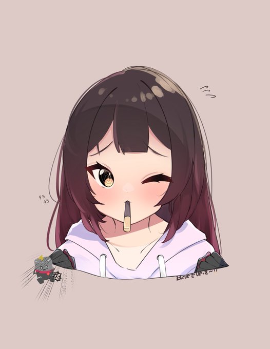 ポッキーの日の無礼講と聞きました #ロボ子Art 