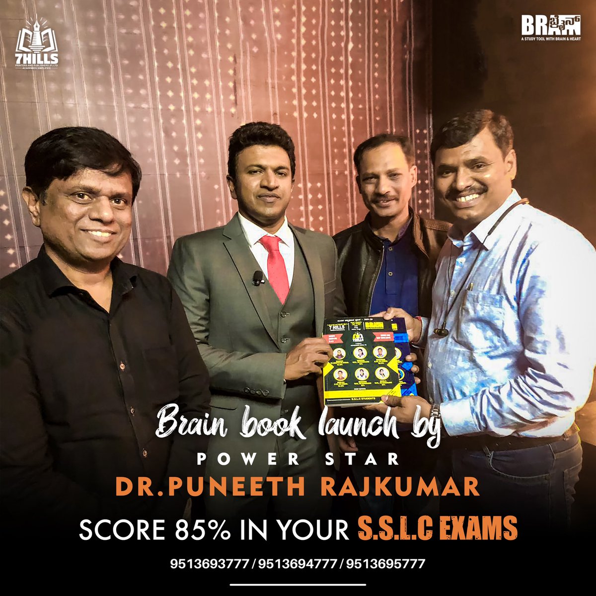 SSLC_Toppers's tweet photo. Book launch by “Punithrajkumar”

You will be remembered forever.

Order now 👇

9513693777 / 9513694777 / 9513695777

#7hills #sslc #sslctoppers #karnataka #studymotivation #punithrajkumar #booklaunch #karnatakaratnapuneethrajkumar #powerstarpuneethrajkumar #readbookseveryday https://t.co/6amn9TaVf7