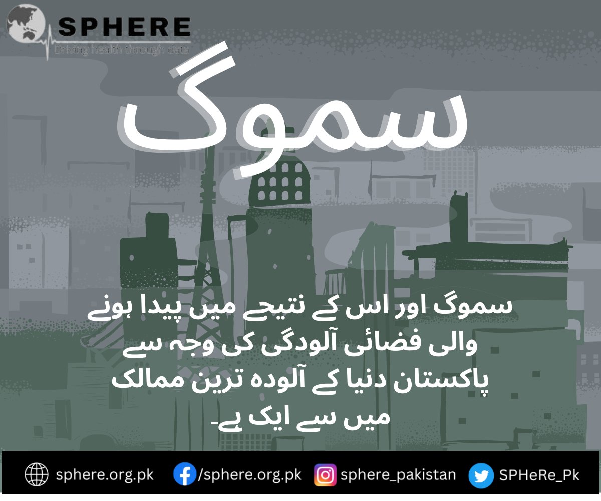 پاکستان دنیا کے ان ممالک میں سے ایک ہے جہاں ہوا کا معیار سب سے خراب ہے، جو اس ہوا میں سانس لینے والوں کی صحت کو نمایاں طور پر نقصان پہنچاتا ہے۔

#smog #SmoginPakistan #AQI #AirPollution