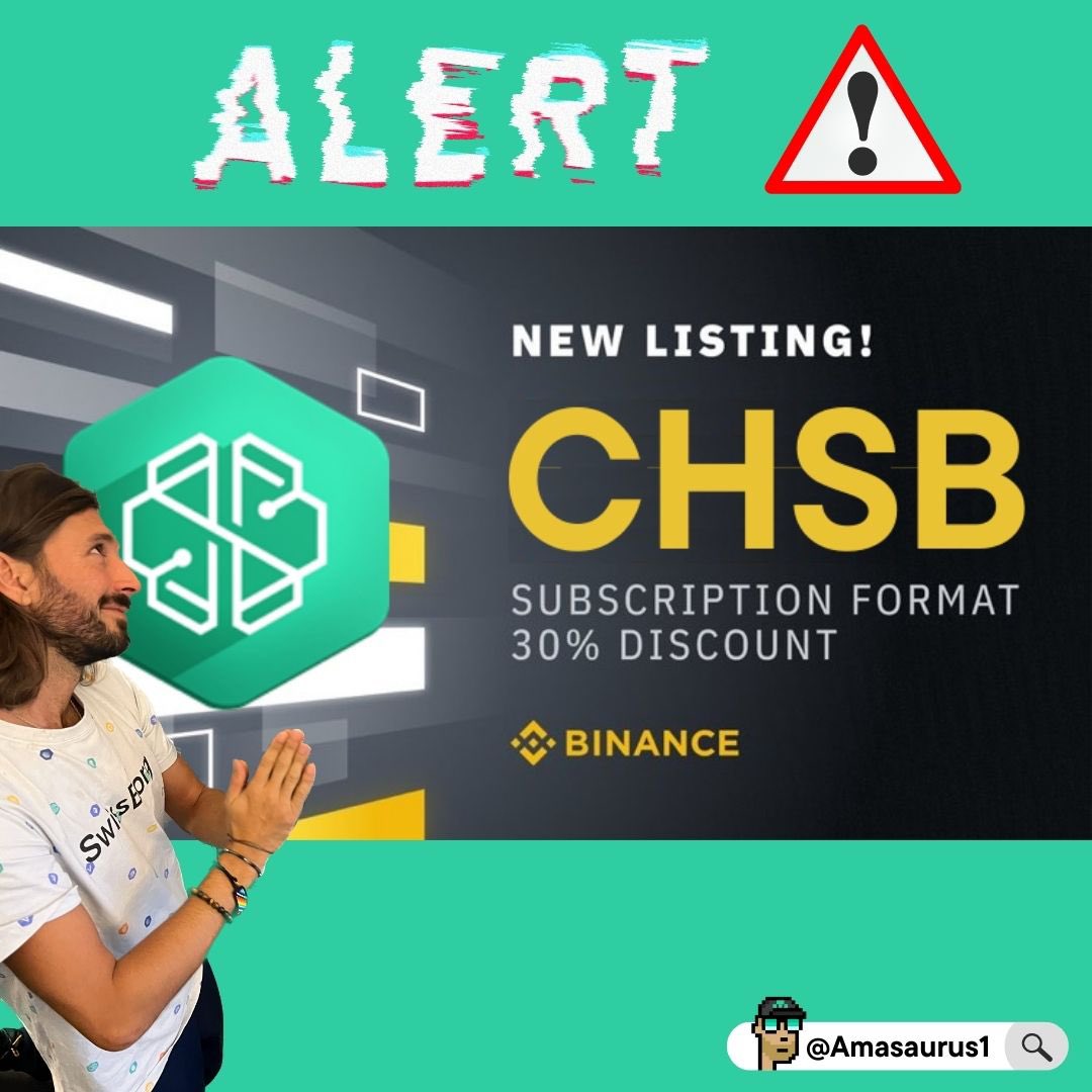 BorgyWalker's tweet photo. 🔔 #Binance Listing❕
@Swissborg $CHSB dans la zone innovation 🚀
Achetez des jetons #CHSB sur @binance
#SwissBorg7layers #SBL7 #FakeListing #Dream #WeAreSwissBorg #Crypto https://t.co/oqkxKWTbRK