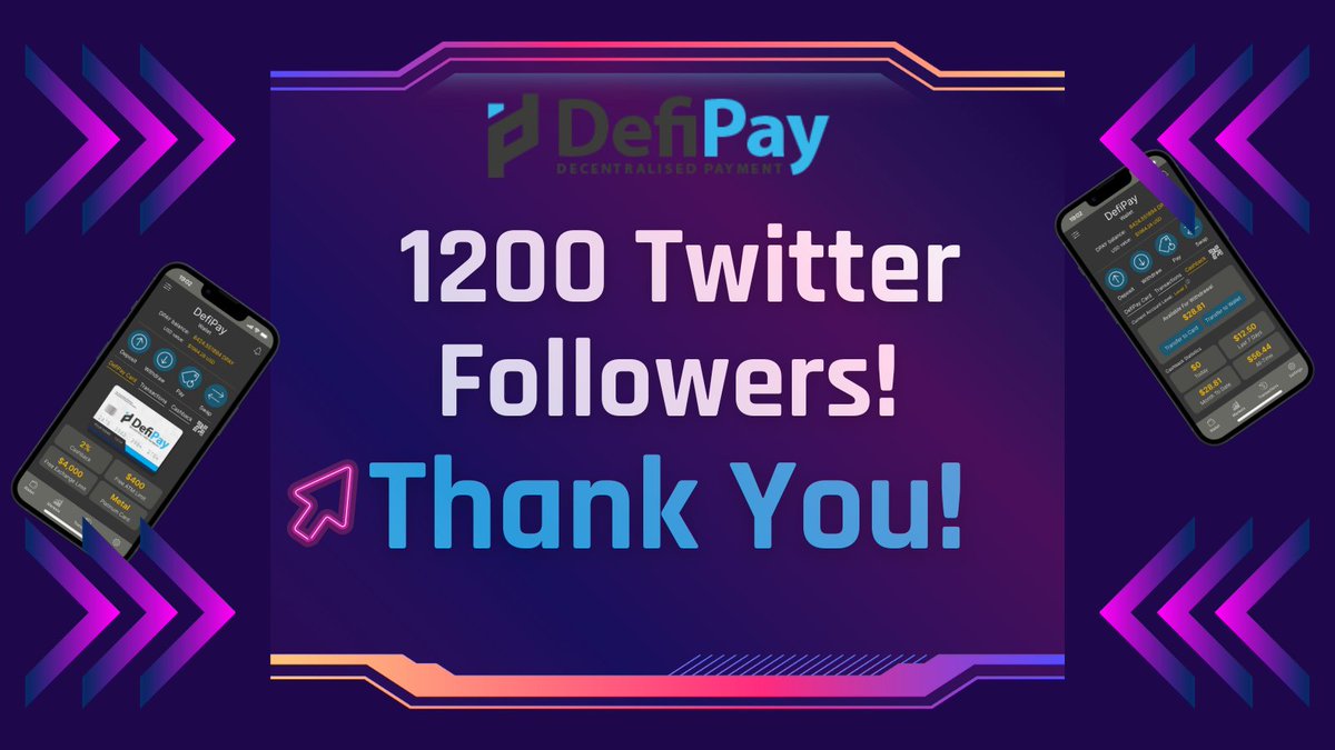 Thank you all very much! We will post Pinksale Fair Launch details shortly. Also, Private Sale end in 3 hours, and you still have time to join and get DPAY token at much better rate. 

Private Sale: defpay.net/ico/register

#Crypto #community #CryptoCommunity #DefiPay #follow