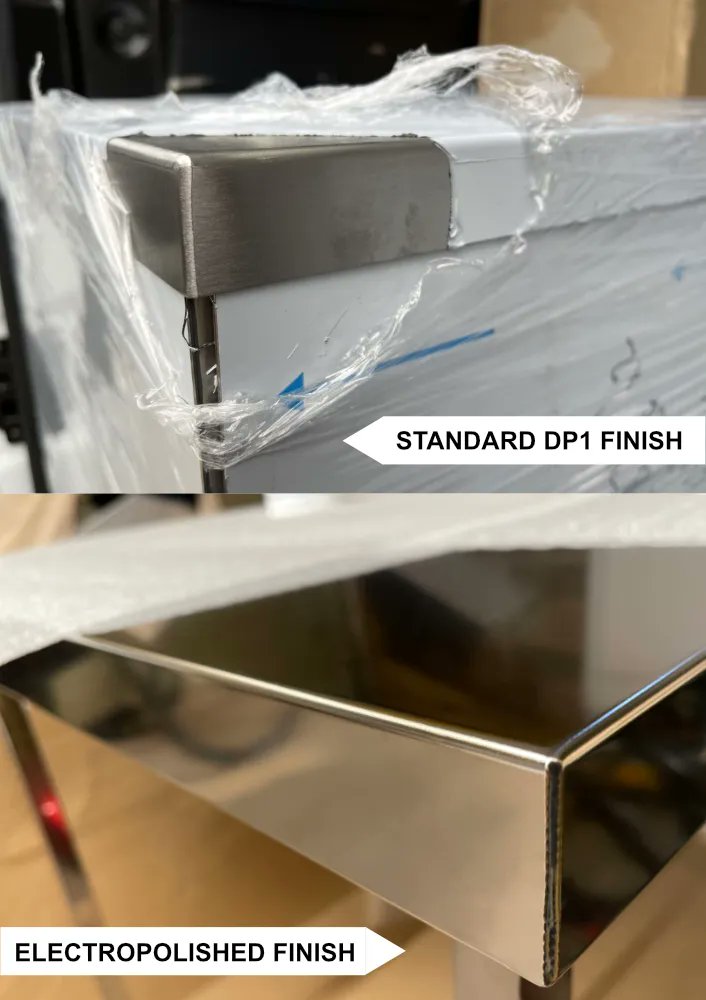 Electropolishing - what is it? What are the benefits?🤔 Read our newest blog to find out 👉 buff.ly/3tkMuLp  
#Electropolishing #ElectropolishedStainlessSteel #StainlessSteelIndustry